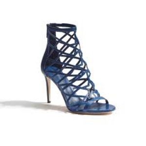 Never worn Tamara Mellon Starlight Blue 37.5